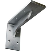 Ekena Millwork Embrey Steel Bracket, Unfinished 2"W x 6"D x 3 3/4"H BKTM02X06X03EBCRS